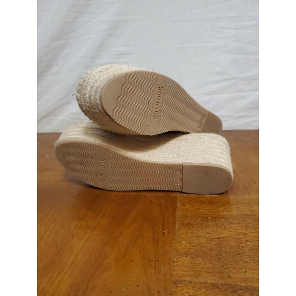 Soludos Tan Leather Slingback Platform Minorca Espadrille Sandals Shoes Size 9 - Picture 7 of 7